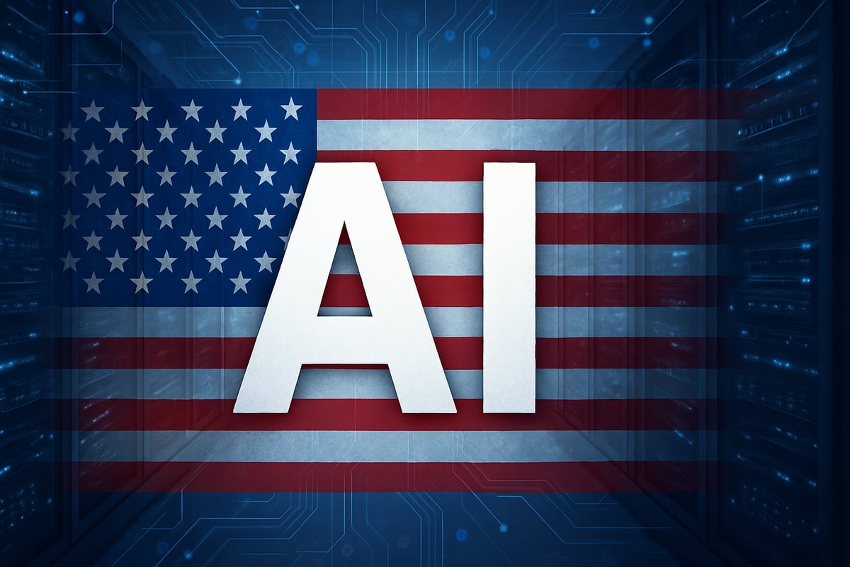 ai american flag data center