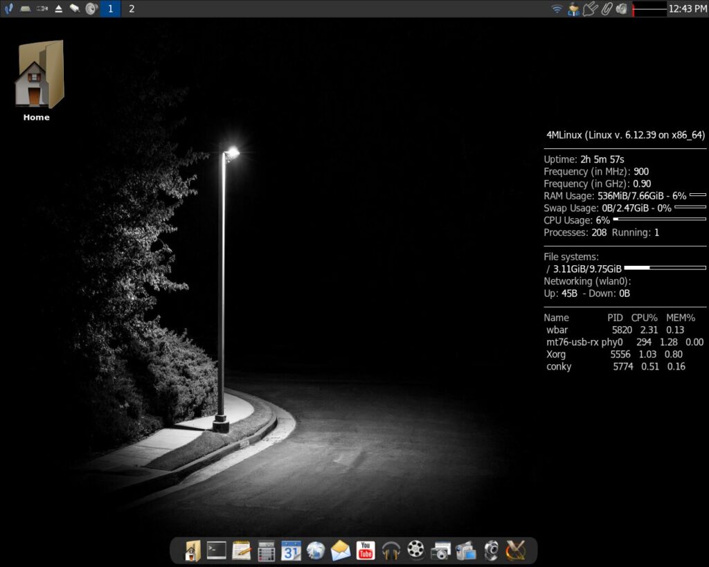 Linux screenshot 