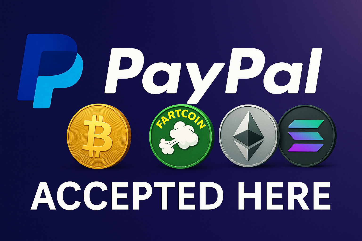 paypal crypto fartcoin payment