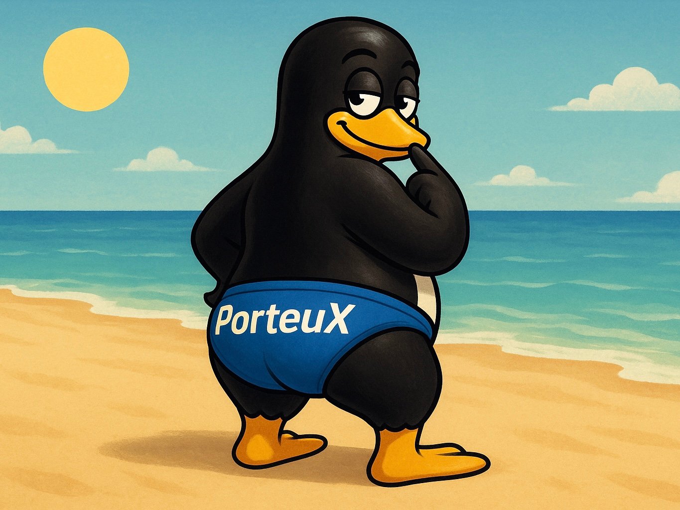 porteux penguin beach