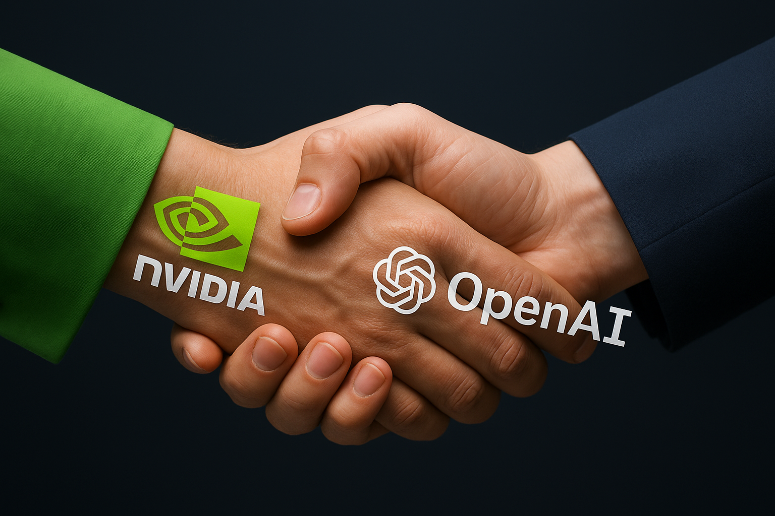 Nvidia OpenAI hands