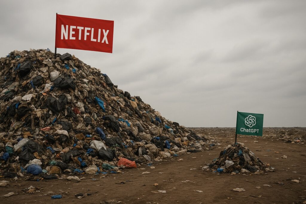Netflix is way worse for the environment than ChatGPT - NERDS.xyz
