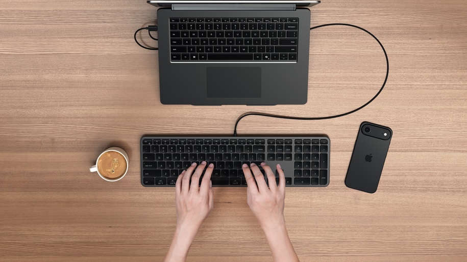 Slim LX3 Wired Keyboard b