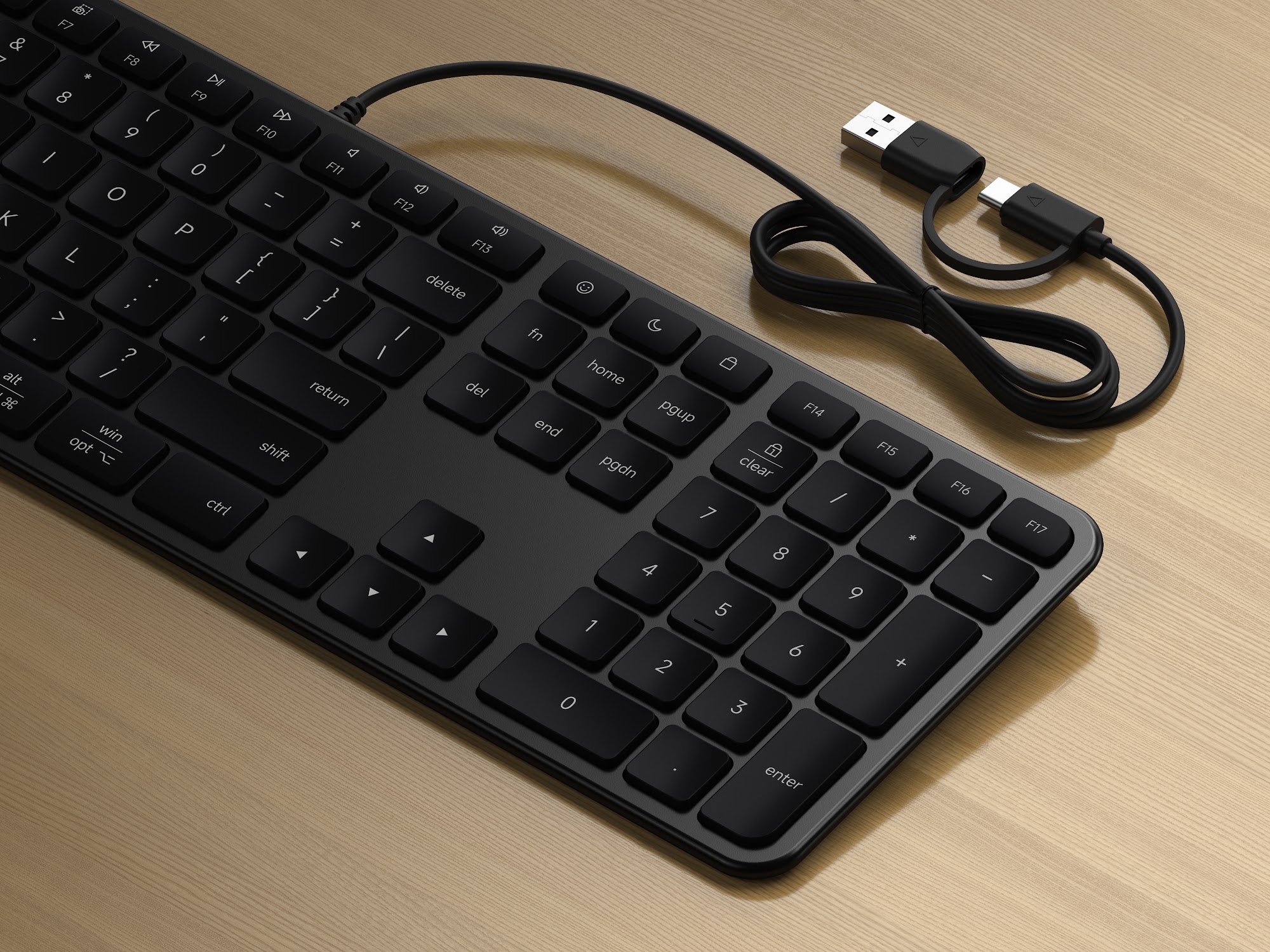 Slim LX3 Wired Keyboard
