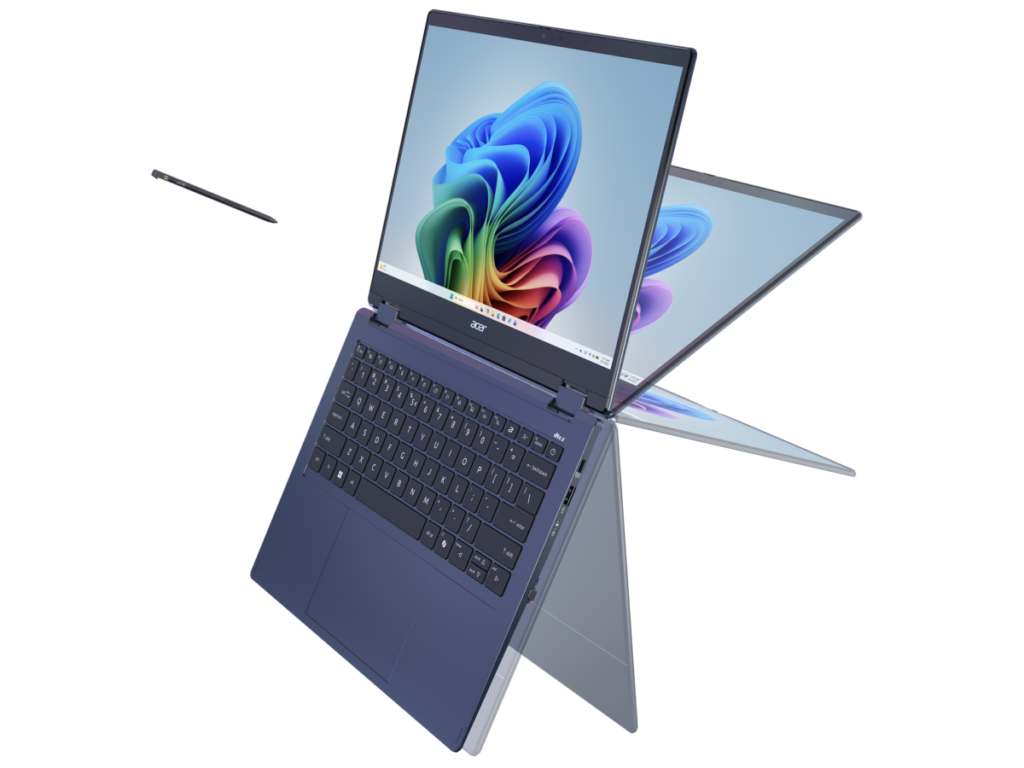 Acer Swift Spin 14 AI rotate