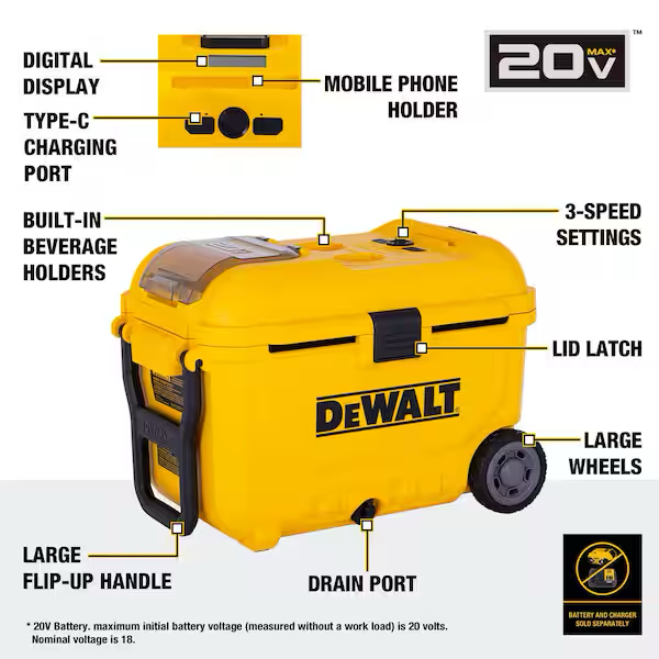 DEWALT 20V MAX Portable Air Cooler c