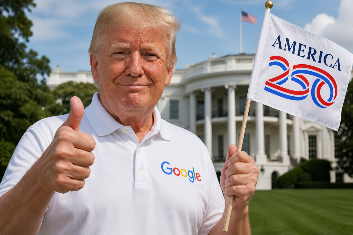 Google trump USA 250
