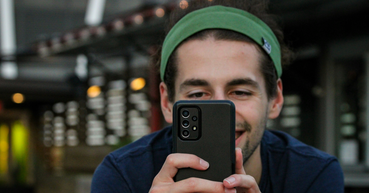 Man on phone Unsplash