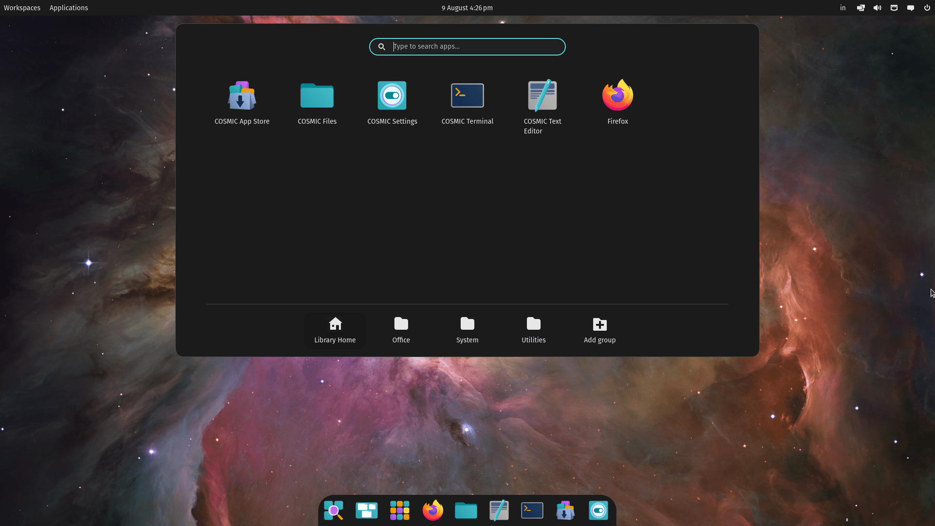 RakuOS Linux 44 cosmic
