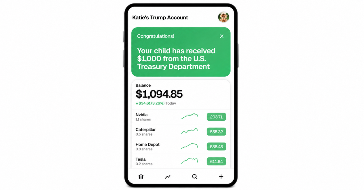 Trump account app