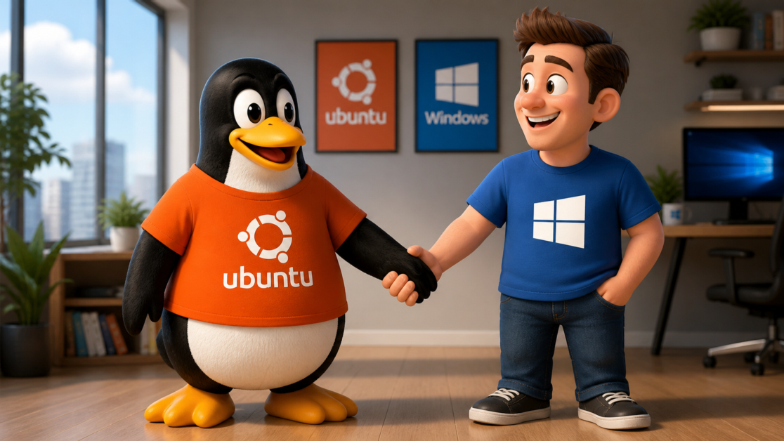 Ubuntu Linux Microsoft Windows