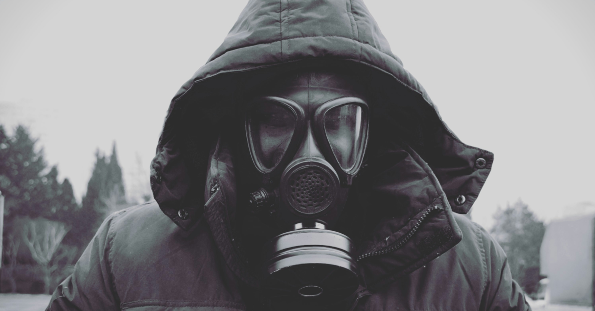 Biohazard gas mask unsplash