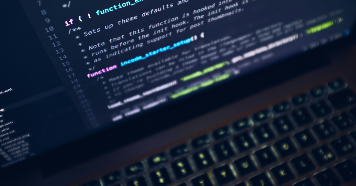 Code screen laptop Unsplash