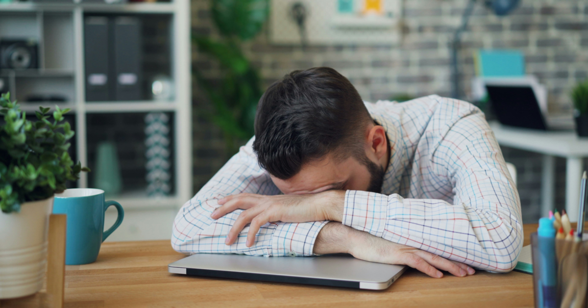 employee burnout office Unsplash