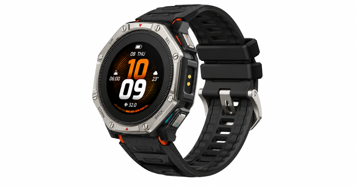 Amazfit T-Rex Dual Solar smartwatch puts a second solar panel on the back