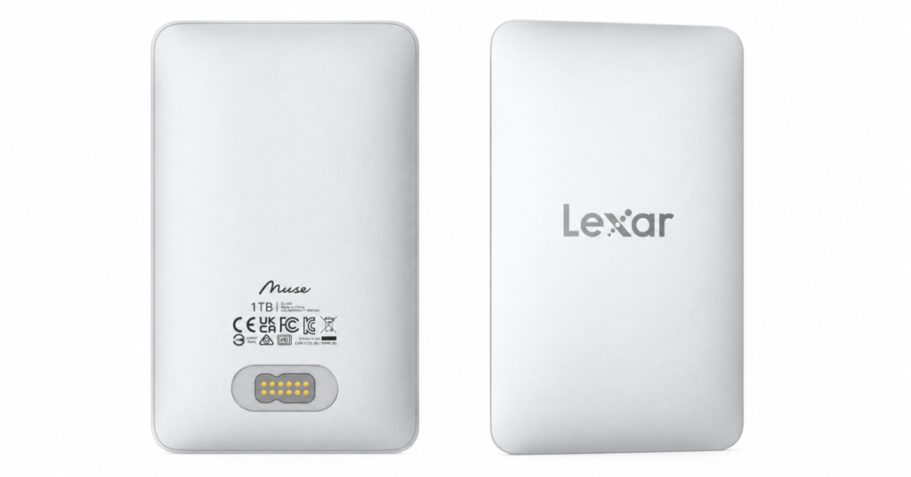 Lexar Muse puts a super-thin magnetic SSD on the back of your iPhone
