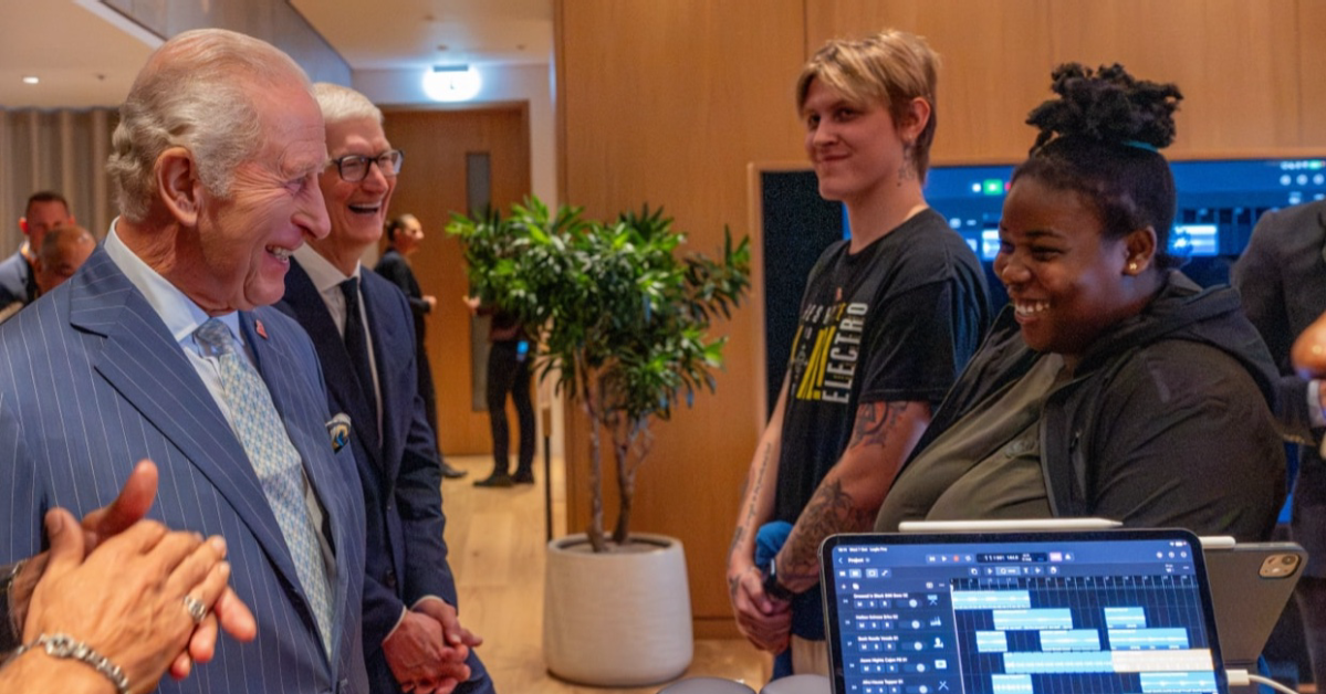 Apple teams up with King Charles III to help young people build creative careers