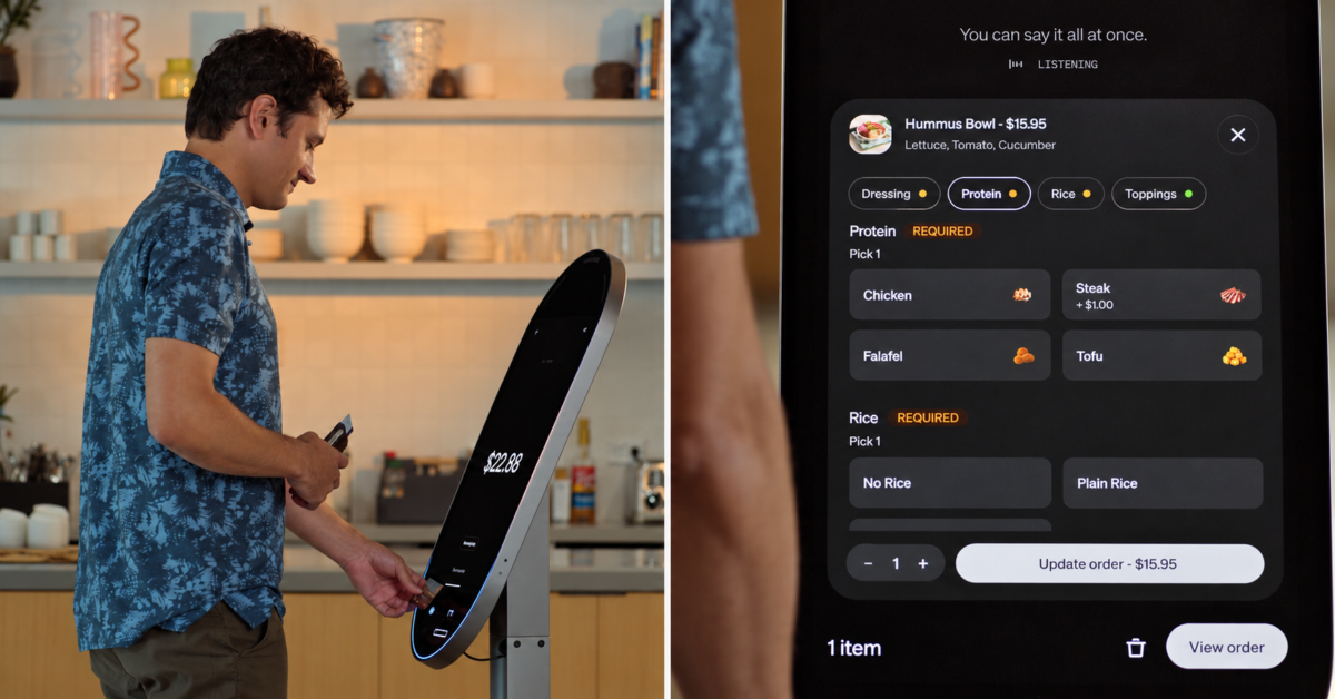 Square Kiosk brings AI to your food order