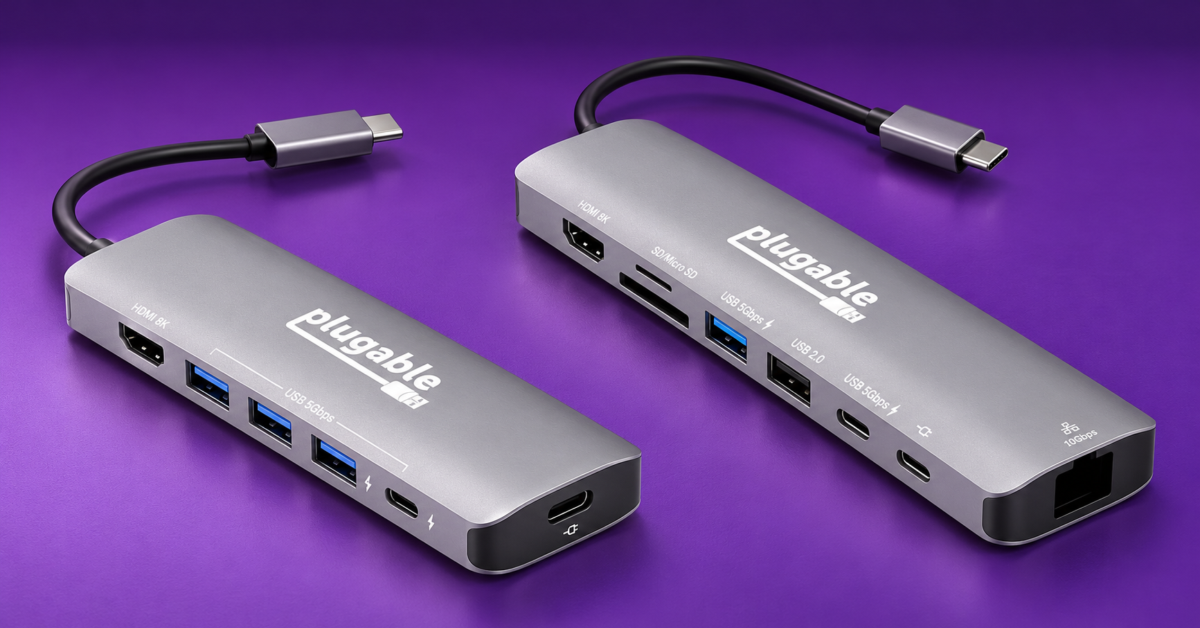 Plugable packs 4K 144Hz into new USB-C hubs for under $60